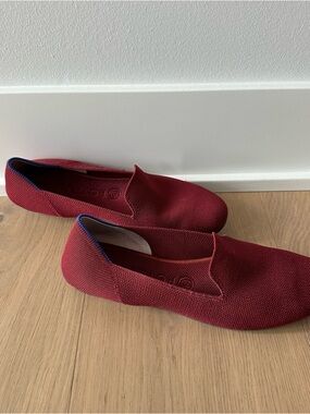 Rothy's Burgundy Knit Loafers